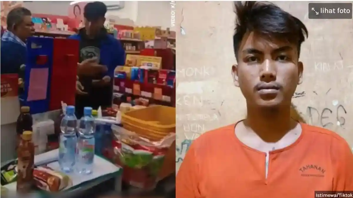 TAMPANG Dika Restu Wibowo Penganiaya Kakek Dedi Hingga Tewas, Ngamuk Ketahuan Mencuri di Minimarket