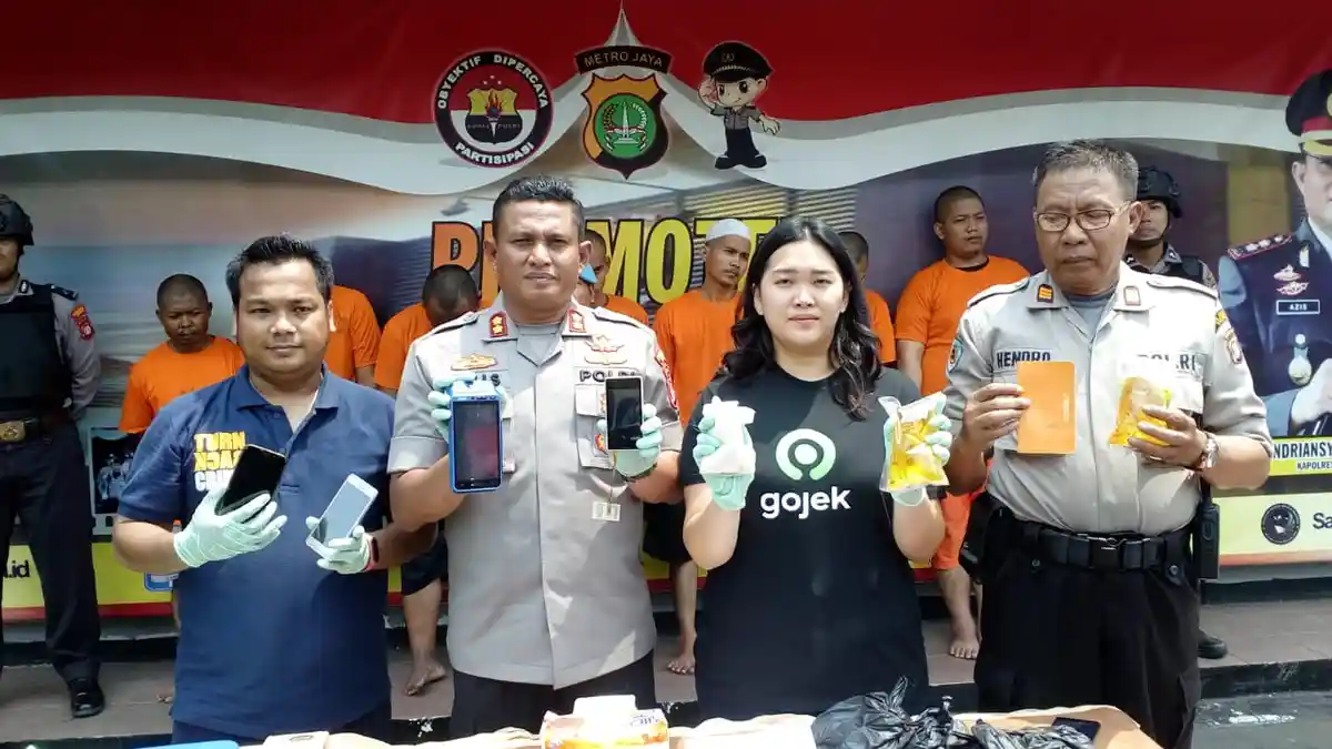 Polres Depok Ungkap Order Fiktif yang Rugikan Gojek Hingga Ratusan Juta Rupiah