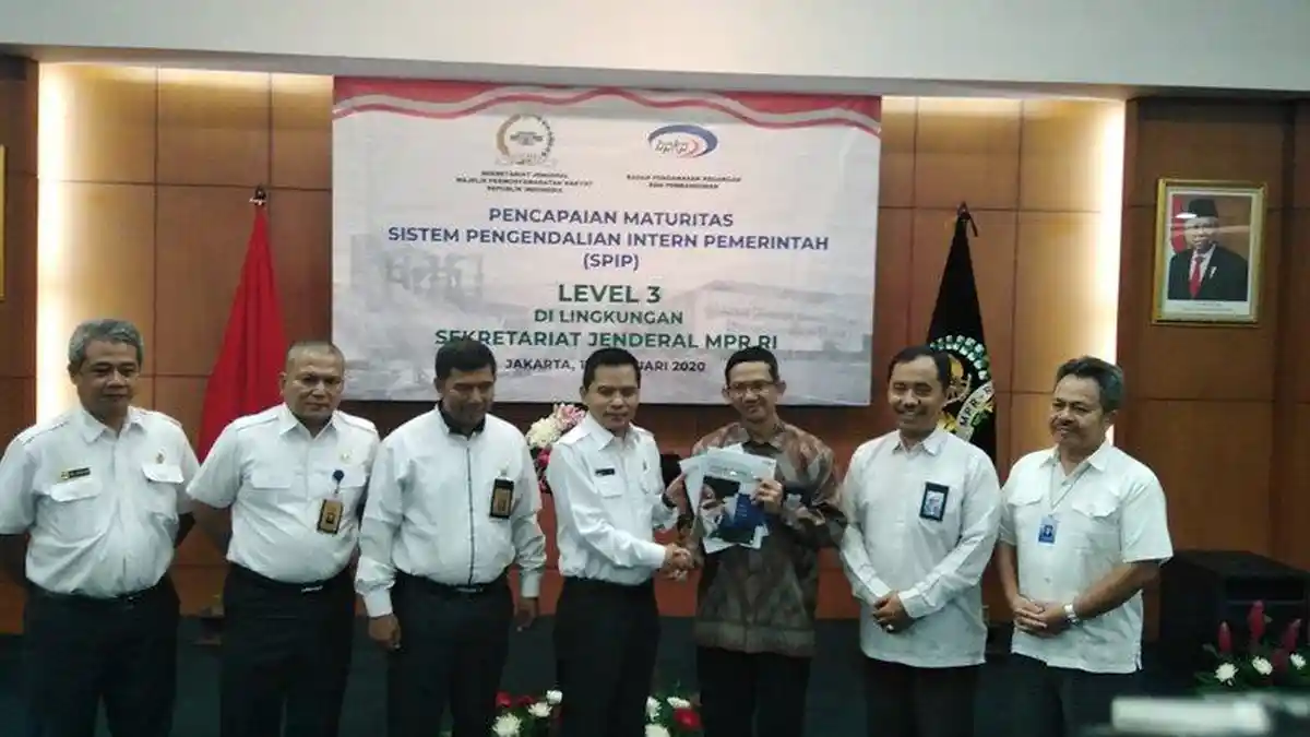 Sekretariat Jenderal MPR Raih Maturitas SPIP Level 3