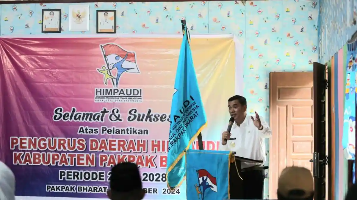 Pjs Bupati Naslindo Sirait Hadiri Pelantikan HIMPAUDI Kabupaten Pakpak Bharat