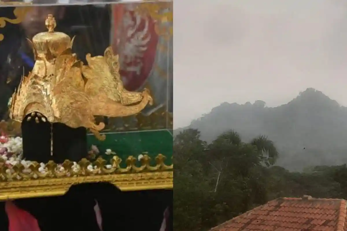 Kemiripan Mahkota Binokasih dengan Gunung Munara Rumpin Bogor, Warga Lokal Bilang Begini