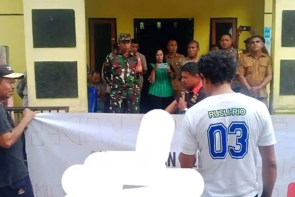 Warga Tolak Pj Kepala Desa Sopi Majiko Esna M Puni di Morotai Lantaran Diduga Poligami