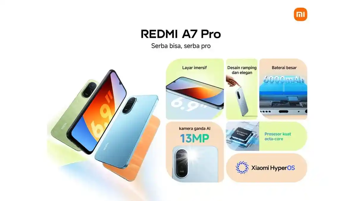 REDMI A7 Pro, Partner Andal untuk Gaya Hidup Aktif yang Serba Sat Set