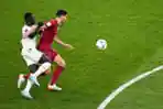 Aksi Pemain Qatar Melawan Senegal 