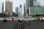 Tetap Berolahraga di Sudirman-Thamrin Meski CFD Ditiadakan