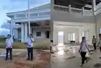 Bupati Taliabu Sashabila Mus Pantau Kantor Pemda Terbengkalai di Desa Kilong