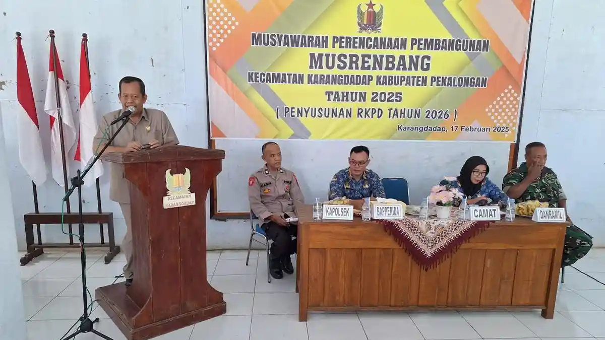 Musrenbang Kecamatan Karangdadap Pekalongan, Pelayanan Kesehatan Diminta Ditingkatkan