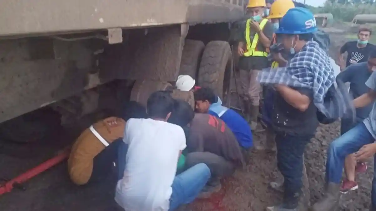 Pekerja di Morosi Konawe Tewas saat Perbaiki Mobil 12 Roda, Gegara Ditabrak Dump Truk