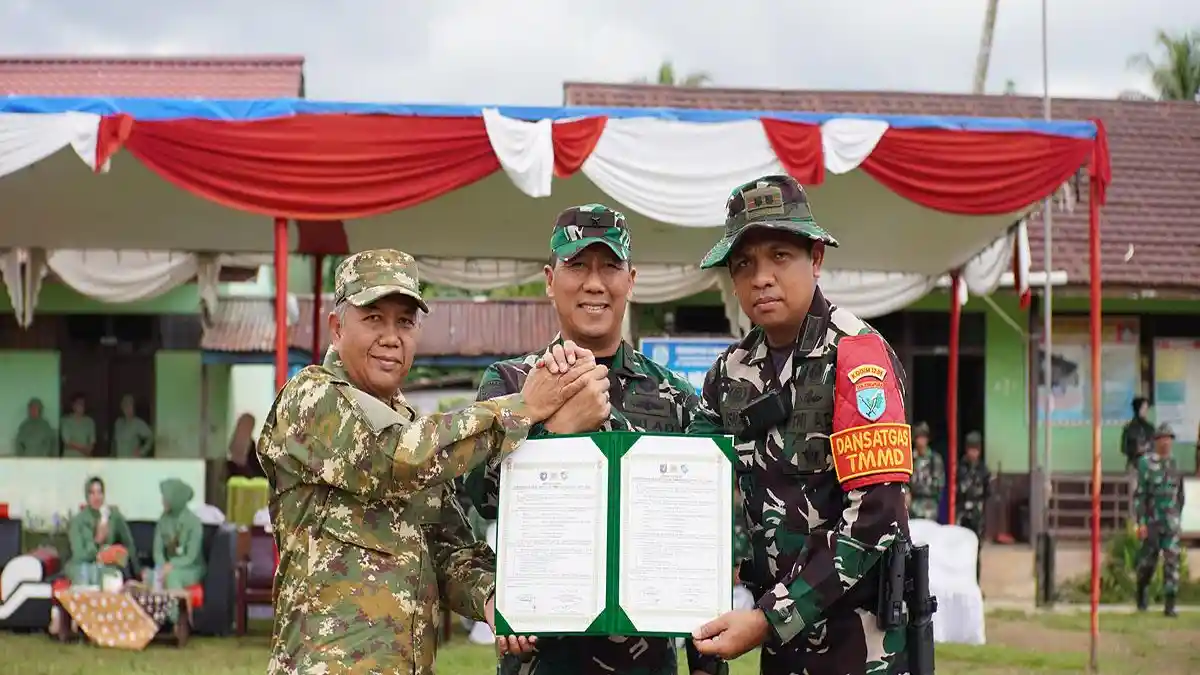 TMMD Reguler ke-128 Resmi Ditutup, Wabup Mempawah: Bawa Perubahan Positif bagi Desa Sepang