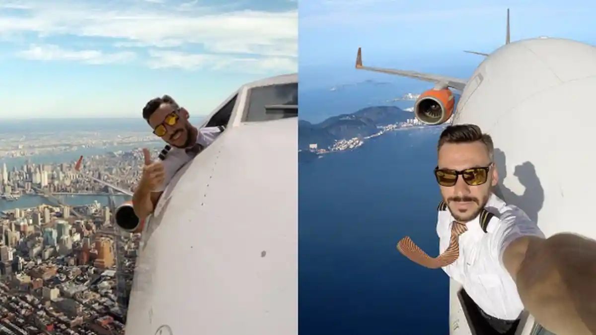 Gara-gara Selfie 'Membahayakan' Pilot Ini Dikritik, Ternyata Faktanya Cuma . . .