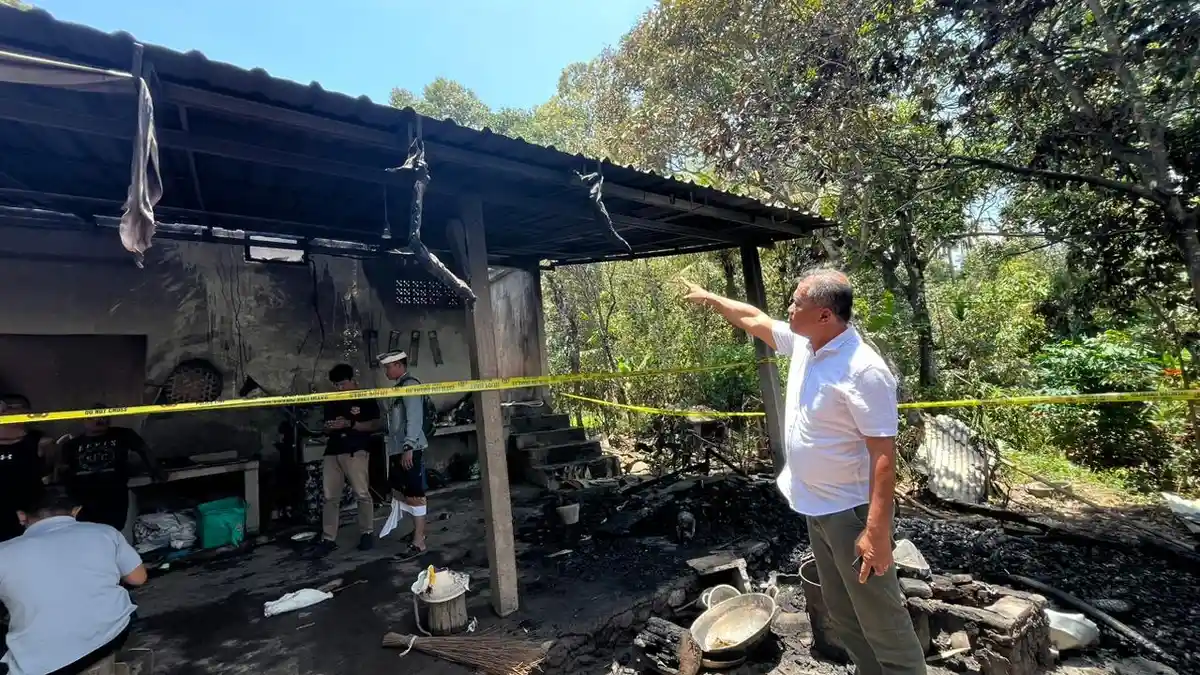 Rumah Pensiunan PNS di Munduk Buleleng Bali Ludes Terbakar, Simak Beritanya!