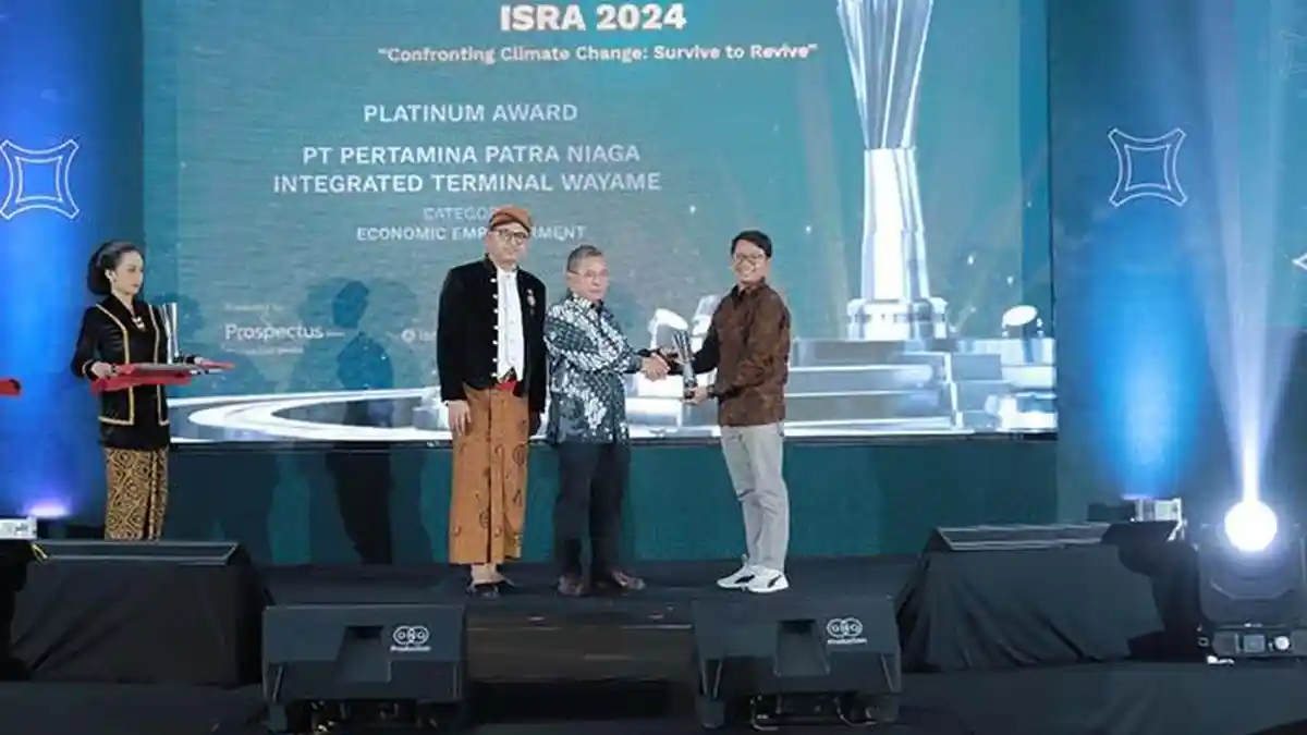 Program Dusun Keranjang Pertamina Regional Papua Maluku Mendapat Penghargaan ISRA 2024