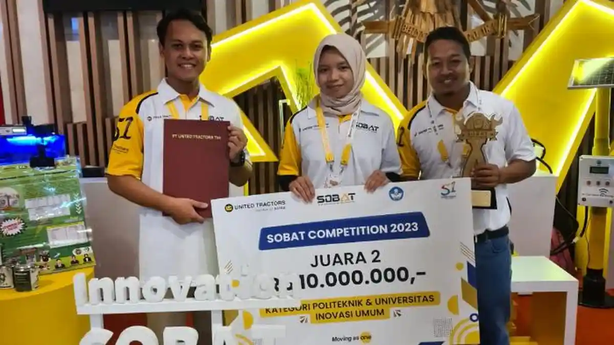 Dua Mahasiswa Teknik Industri IT Telkom Purwokerto Juara 2 Dalam Sobat Competition Tingkat Nasional