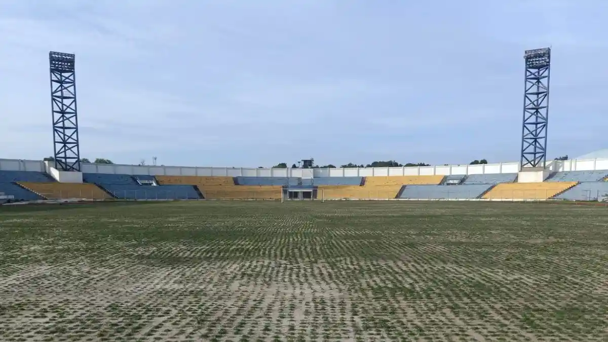 Stadion Kaharuddin Nasution Rumbai Renovasi, Diperkirakan Bisa Gunakan ...