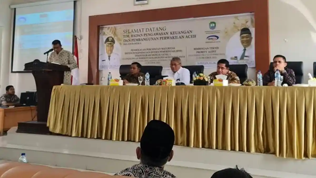 APIP Abdya Dibekali Percepatan Maturitas SPIP Terintegrasi Menuju Level 3