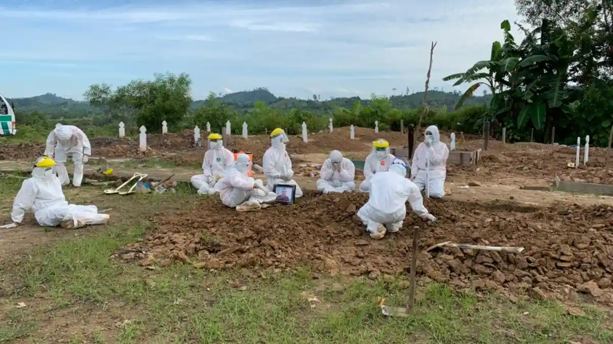 Pasien Covid-19 Meninggal di RSUD Nunukan, Keluarga Pilih Makamkan Sendiri, Jubir Satgas: Tak Boleh