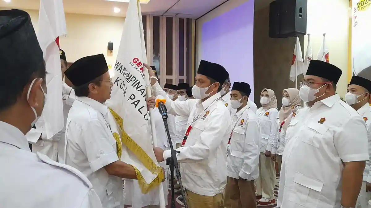 Resmi Pimpin DPC Gerindra Palu, Ancha Minta Restu Maju Calon Wali Kota Palu 2024