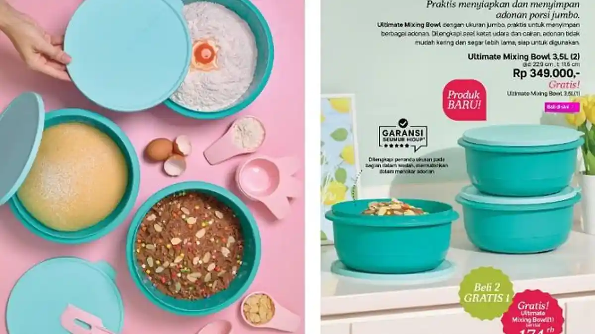KATALOG Lengkap Promo Tupperware Terbaru 5 Februari 2023, Banyak Diskon Awal Bulan, Ada Gratisan