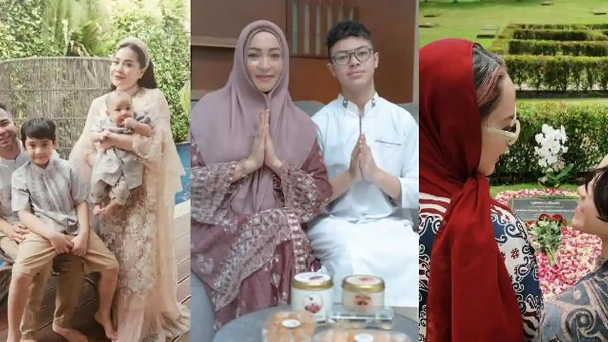 Momen Lebaran Artis - BCL ke Makam Ashraf Sinclair, Idulfitri Angelina Sondakh Bareng Keanu