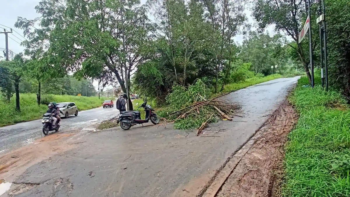 Akses Jalan ke Bukit Kemuning Batam Ditutup, Antisipasi Longsor Susulan