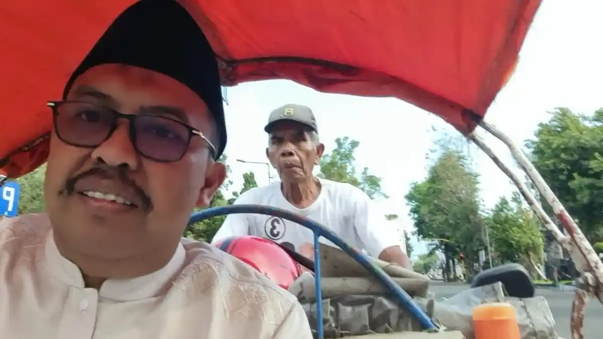 Hemat BBM, ASN dan DPRD Bondowoso Naik Becak dan Gowes ke Kantor: Kalau Terbiasa, 25 KM Itu Ringan