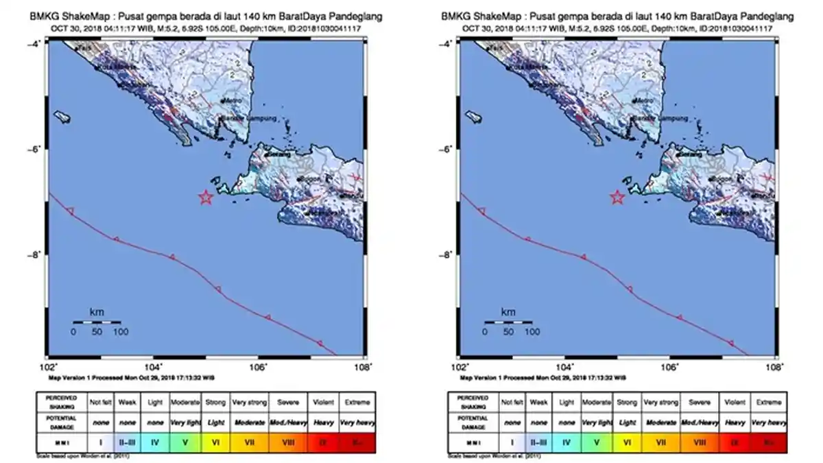 Gempa Hari Ini - Magnitudo 5,2, Dirasakan Hingga Jakarta, Ini Penjelasan BMKG