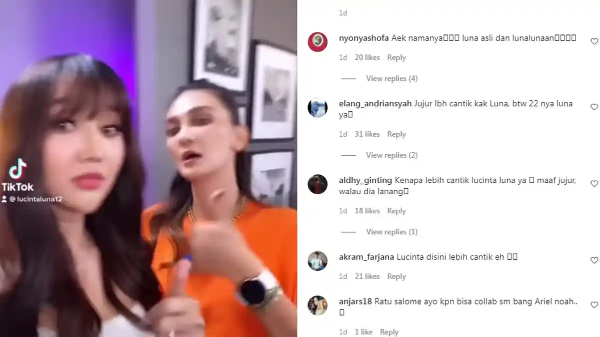 Duo Luna - Luna Maya dan Lucinta Luna Goyang Heboh, Netizen Justru Puji Lucinta, Kok Bisa?