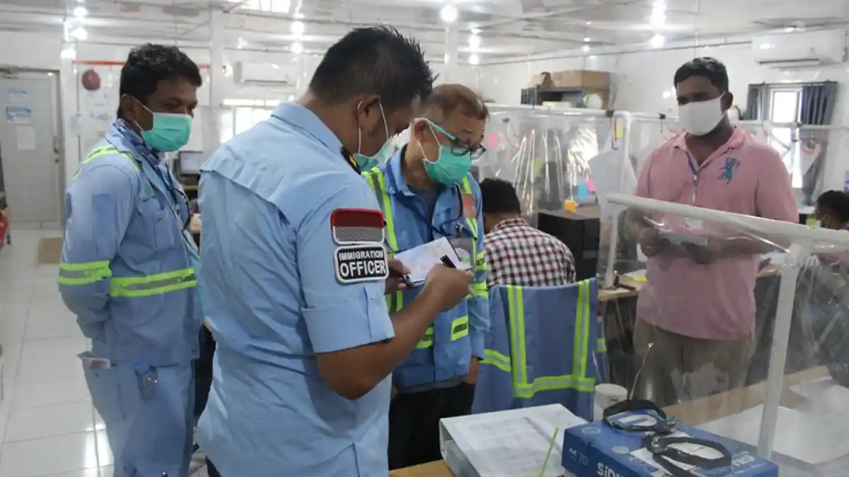Imigrasi Semarang Operasi Gabungan Timpora, Awasi Pekerja Asing di Indonesia Power, Ini Hasilnya