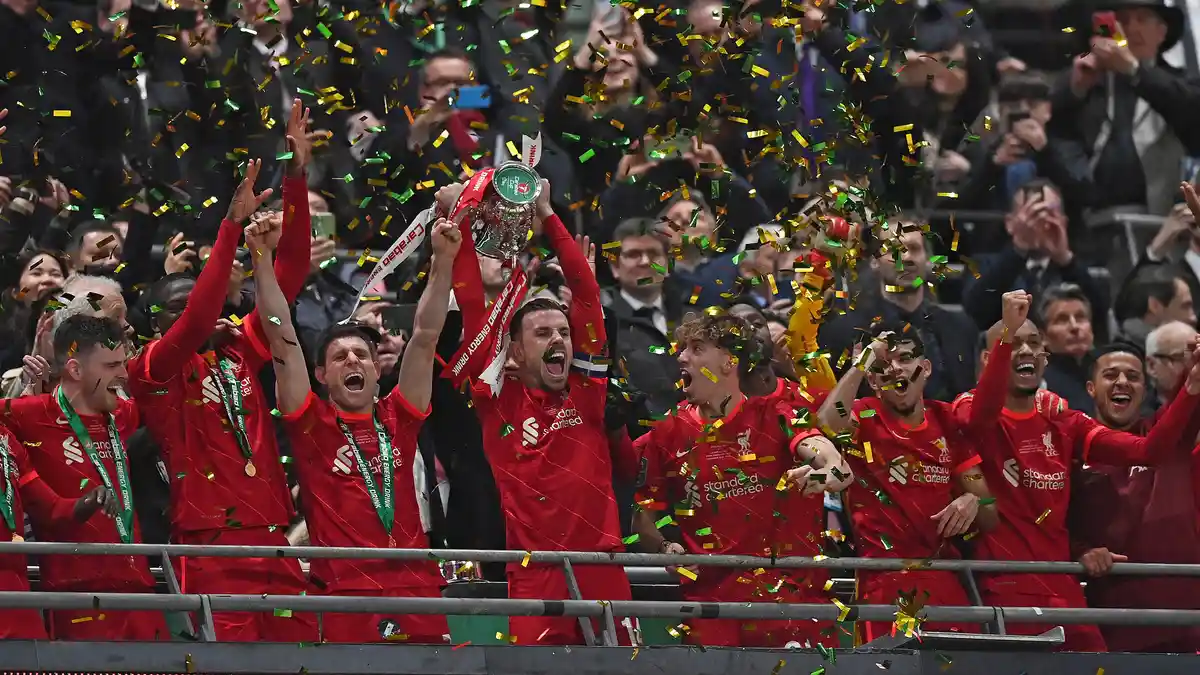 Berita Foto : Momen Dramatis Liverpool Juara Carabao Cup