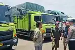 Jelang Lebaran, Satlantas Polres OKI Paksa Putar Balik Truk Sumbu Tiga dari Jalintim