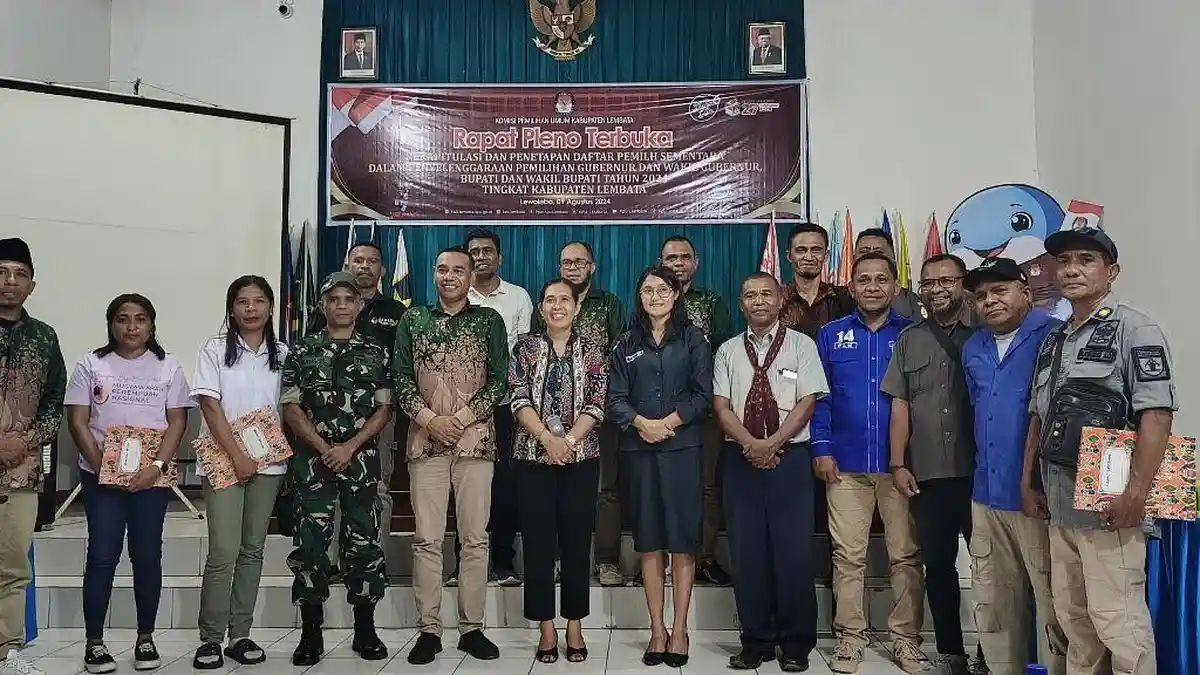 Pilkada Lembata, Bawaslu Awasi Pleno Rekapitulasi DPS Tingkat Kabupaten