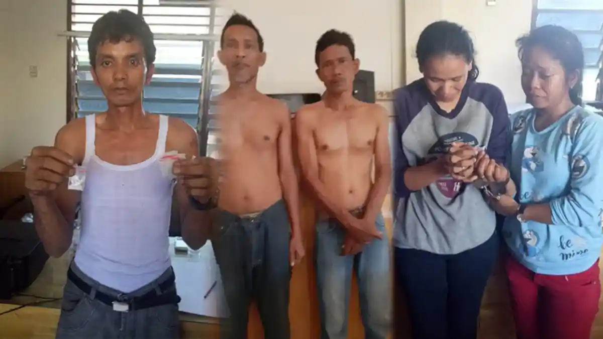 Satu Keluarga Beranggotakan 5 Orang Kompak Nyabu Bareng, Diciduk saat Nongkrong di Rumah Kosong