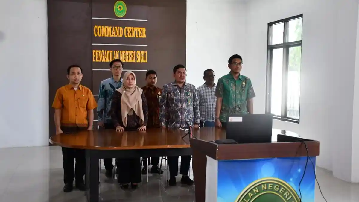 PN Lhokseumawe dan PN Sigli Terima Penghargaan EIS dari Mahkamah Agung