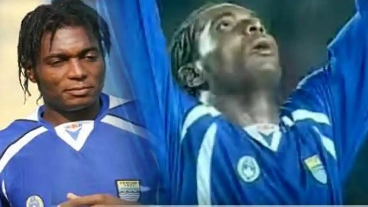 Dulu Jadi Andalan Tim Sebesar Persib, Ini Sekarang Nasib Nyeck Nyobe, Miris Sampai Main Bola Disini
