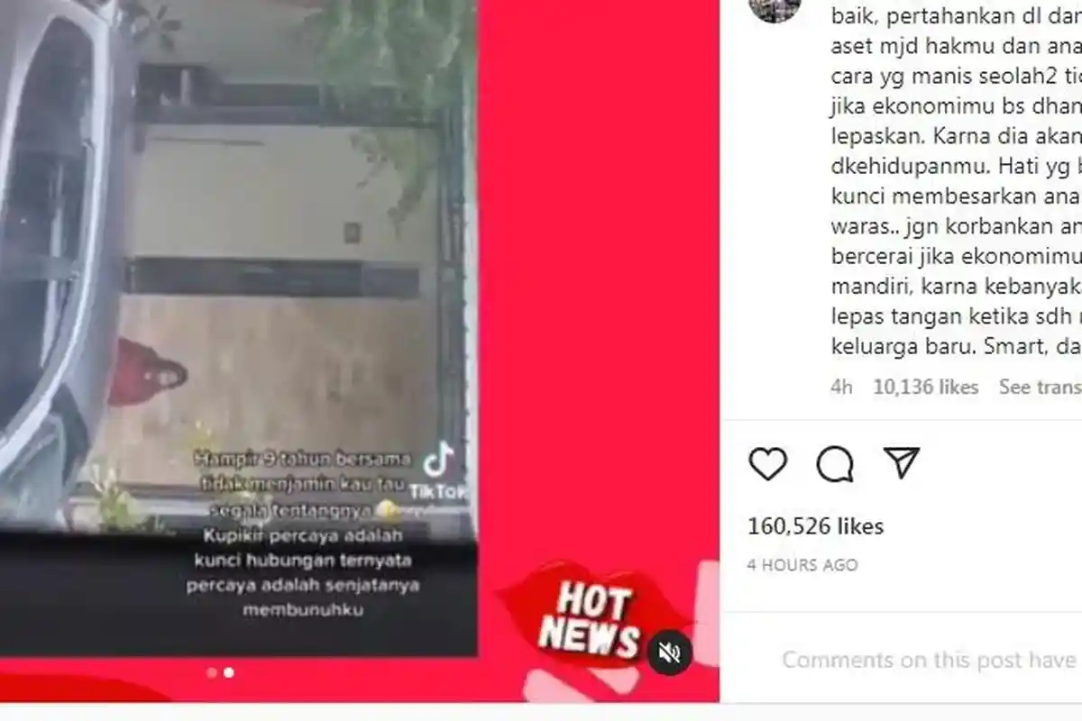 Video Viral Instagram, Seorang Istri Nekad Bagi Video Perselingkuhan Suami Tercinta Dengan Pelakor