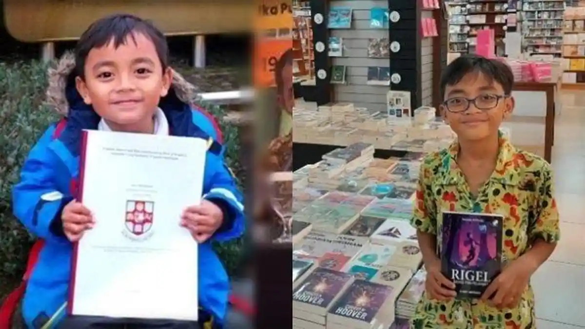 Sosok Muhammad DeLiang, Bocah 11 Tahun Tulis 40 Buku Bahasa Inggris ...