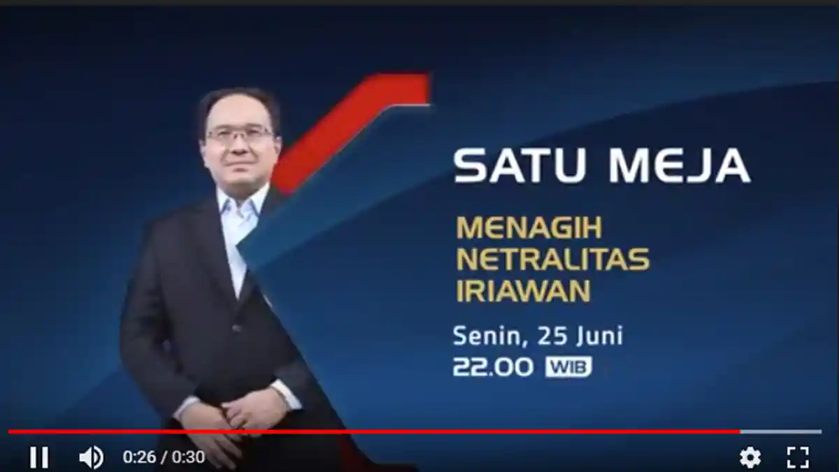 Satu Meja Kompas TV: Menagih Netralitas Iriawan
