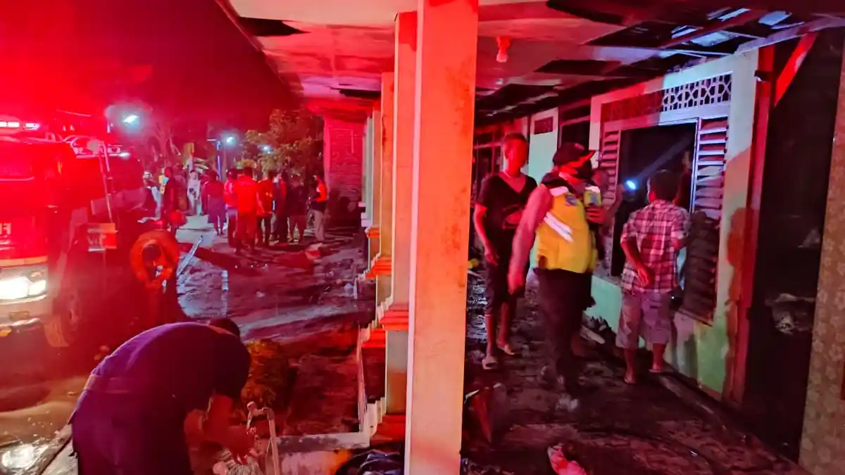 Ditinggal Rayakan Malam Satu Suro, Tiga Rumah di Mranggen Terbakar