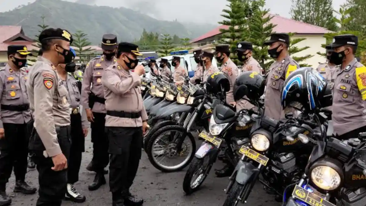 Kapolres Bener Meriah Pimpin Apel Kesiapan Kendaraan Dinas Polri