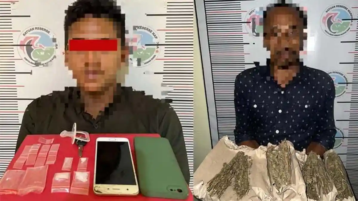 Polisi Tangkap Dua Pengedar Narkoba di Nagan Raya, Sering Melakukan Transaksi Sabu