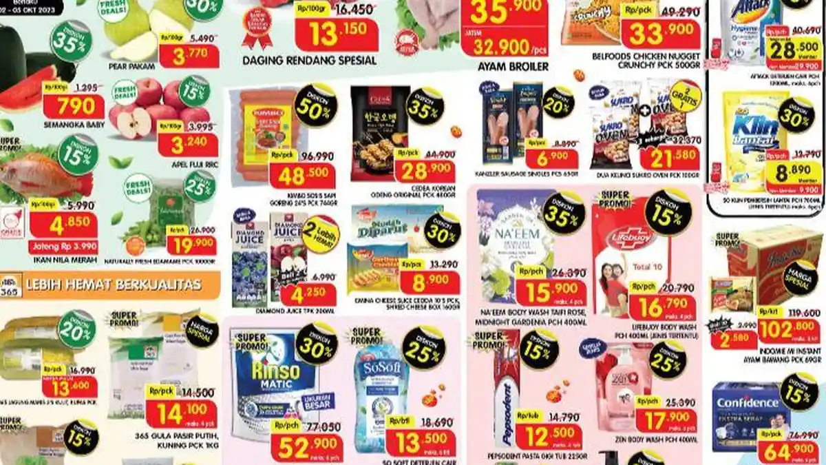 PROMO Superindo 4-5 Oktober 2023: Dapatkan Daging Rendang Rp13.150 Semangka Diskon 35 Persen