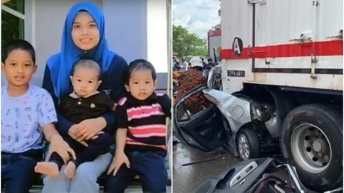 Kecelakaan Maut, Ibu Kritis 3 Putranya Tewas Usai Mobil Mereka Tabrakan dengan Dua Truk