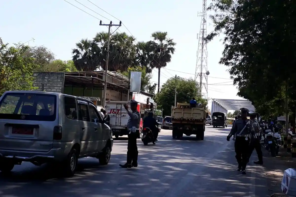 Ratusan Kendaraan Terjaring Operasi Zebra Turangga di Tarus! Digelar Polres Kupang