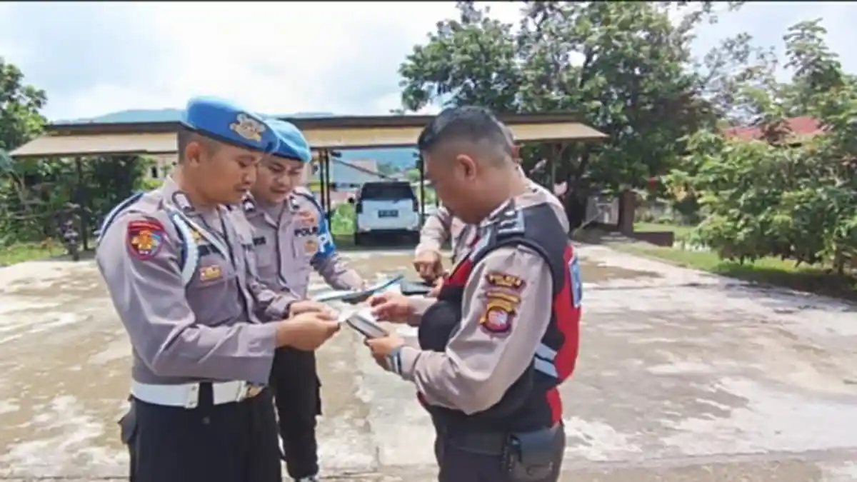 Propam Polres Landak Laksanakan Gaktibplin, Dasar Pelayanan Masyarakat
