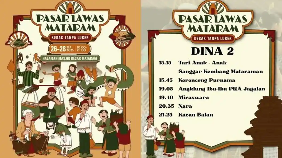 INFO Pasar Lawas Mataram 2025: Cek Jadwal, Lokasi, HTM dan Agenda Hari Ini Sabtu 27 September 2025