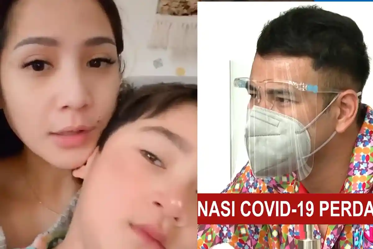 Raffi Ahmad Disuntik Vaksin Covid-19, Nagita Slavina dan Rafathar Tonton dari Rumah