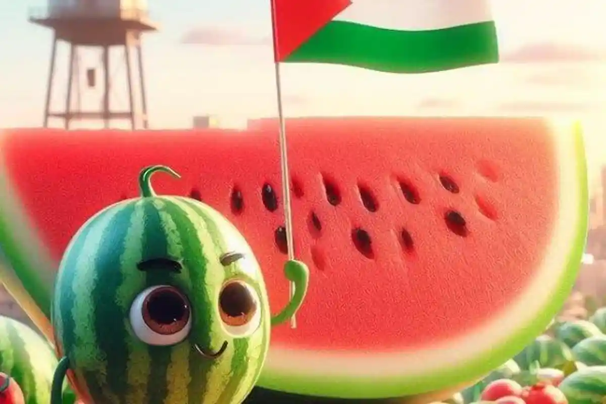 Asal-usul Gambar Semangka Menjadi Simbol Dukungan untuk Palestina, Berawal dari perang Enam Hari