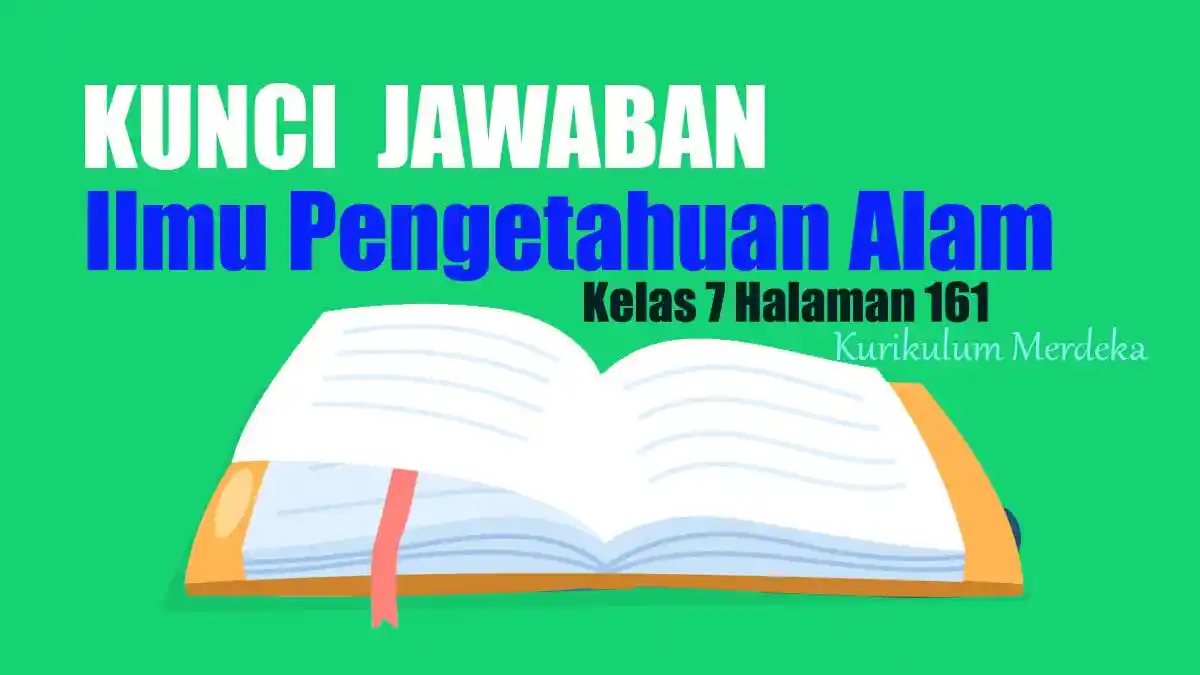 Kunci Jawaban Soal IPA Kelas 7 Halaman 161 Kurikulum Merdeka Bab 5