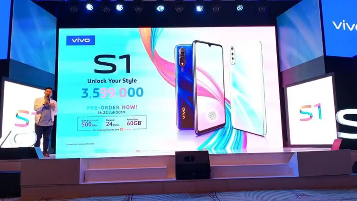 Vivo S1 Resmi Beredar, Dibanderol Rp 3 Jutaan, Ini 5 Keunggulan Ponsel Kamera 32MP Selfie Camera