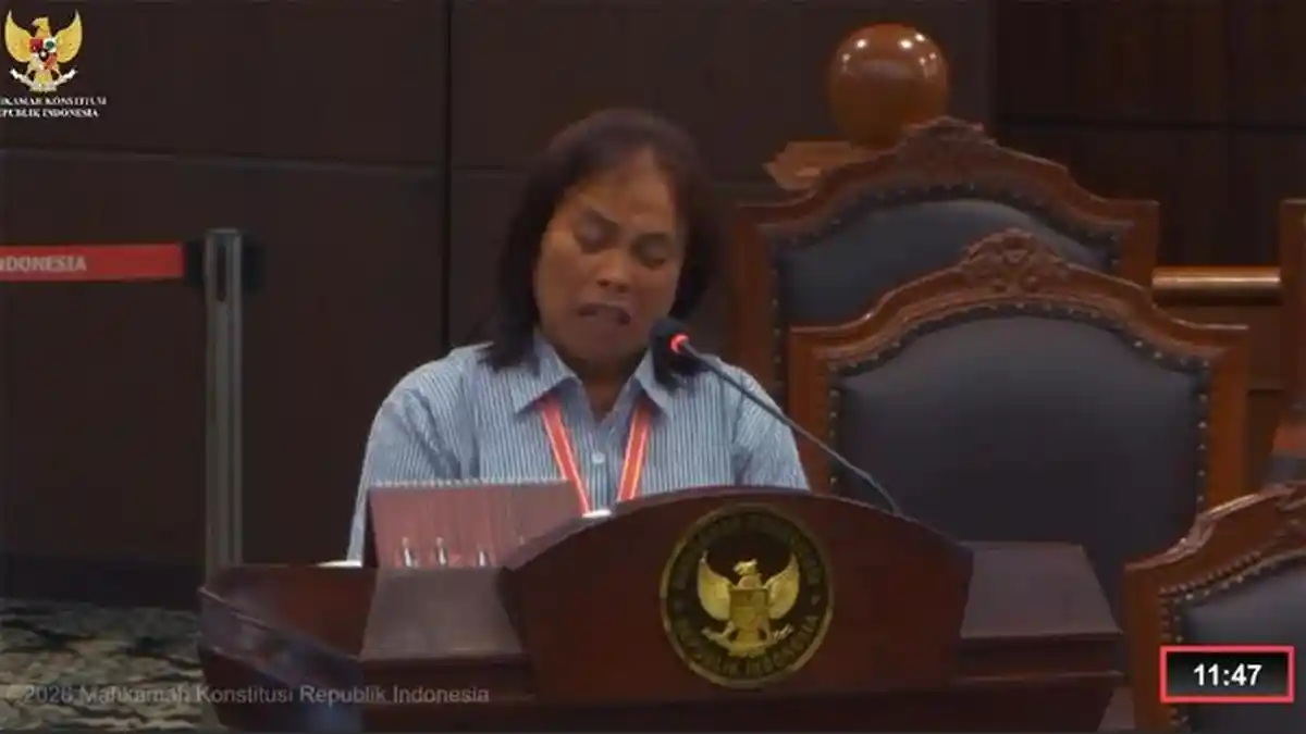 Leni Damanik Curhat di MK: Anaknya Tewas oleh Tentara, Tapi Pengadilan Militer Hukum Pelaku 10 Bulan